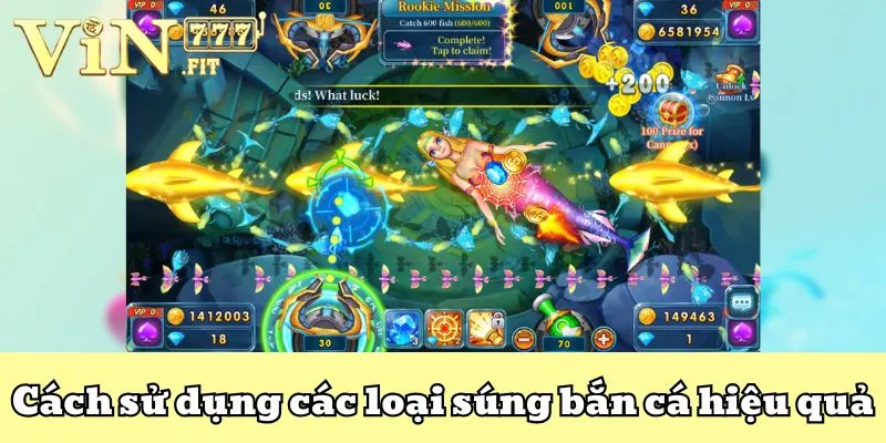 Các Loại Súng Bắn Cá Đổi Thưởng Chỉ Có Tại VIN777 5 Súng săn cá Vin777